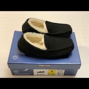 Kirkland Mens Shearling Moccasins Slippers SIZE 08